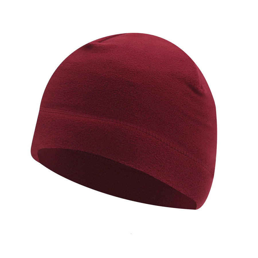 Fleece Beanie Mössa, Varm, Mjuk, Enkelfärgad