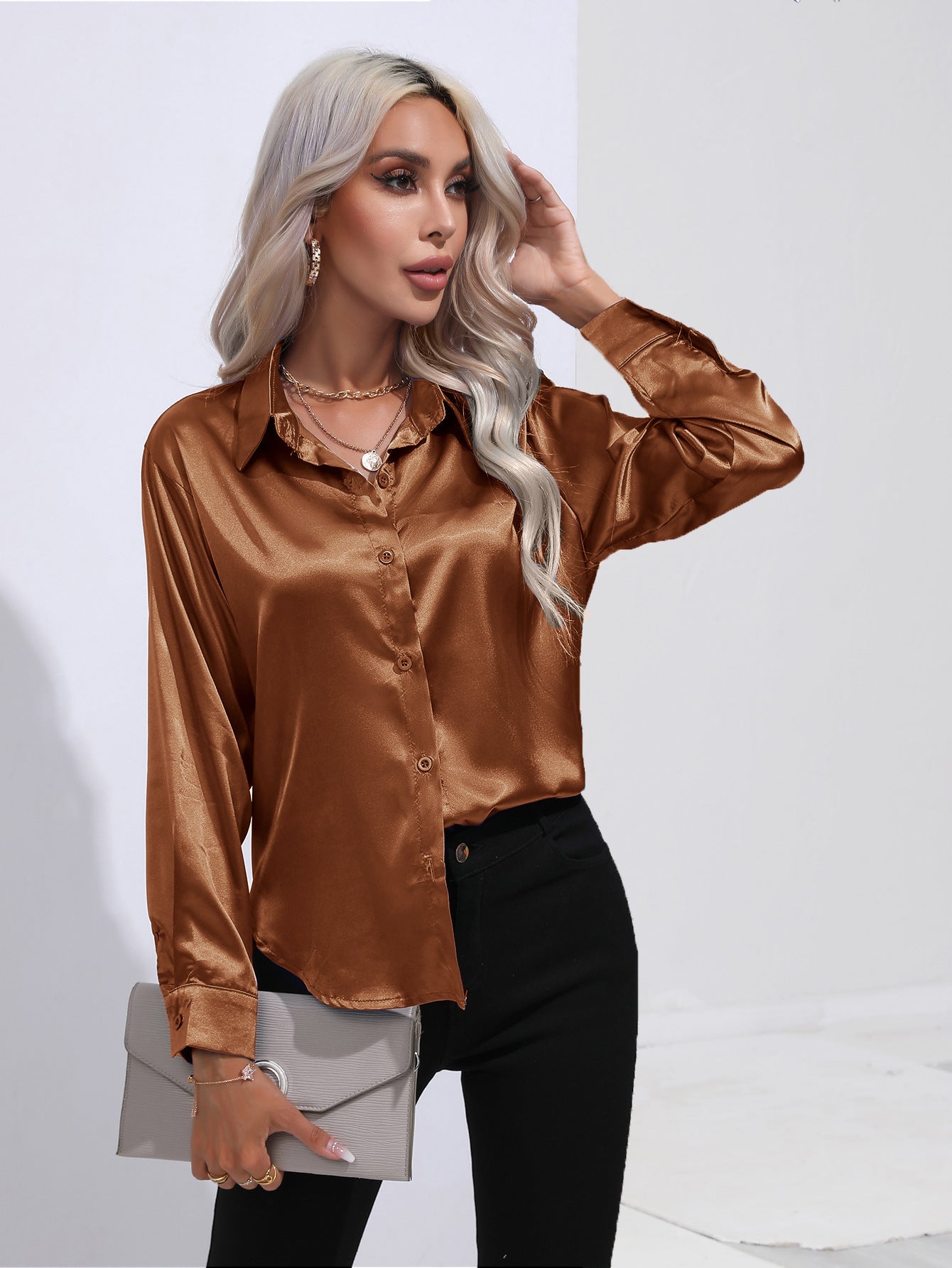 Juliet – Satinblus för kvinnor
