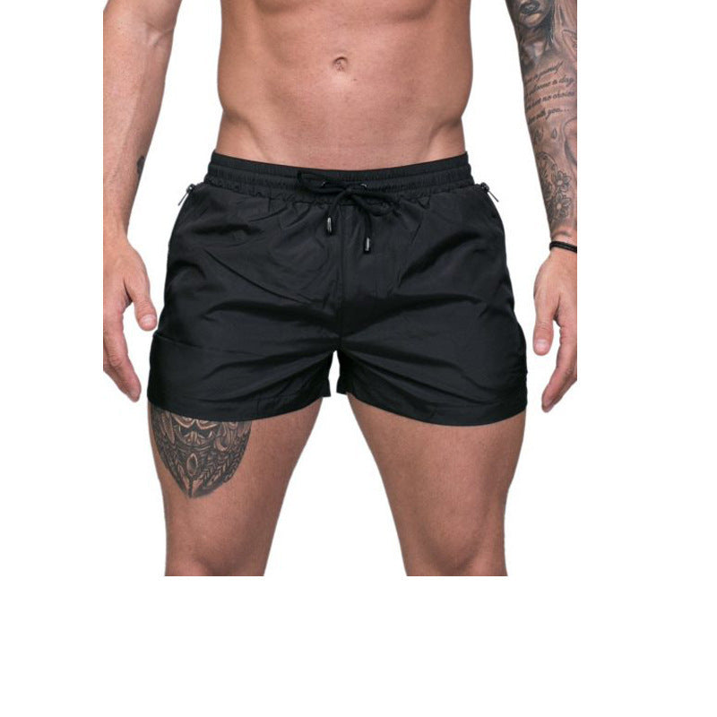 Herr Badbyxor Korta Sportiga Simshorts – Perfekt för Strand och Träning