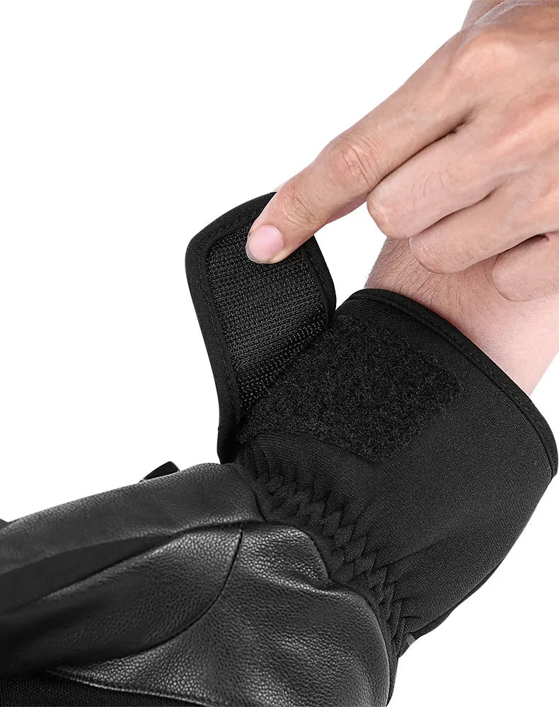 Vinterskidvantar med termiskt foder och snölås – vattentäta, vindtäta (2-finger/5-finger)