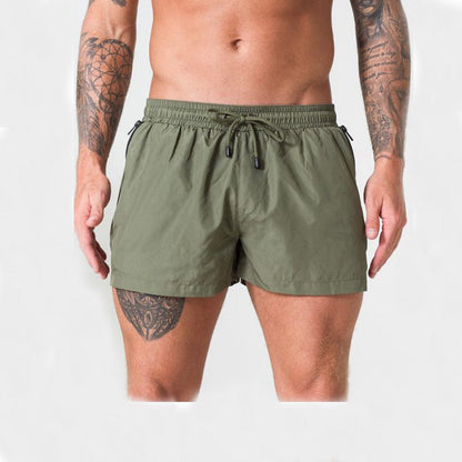 Herr Badbyxor Korta Sportiga Simshorts – Perfekt för Strand och Träning