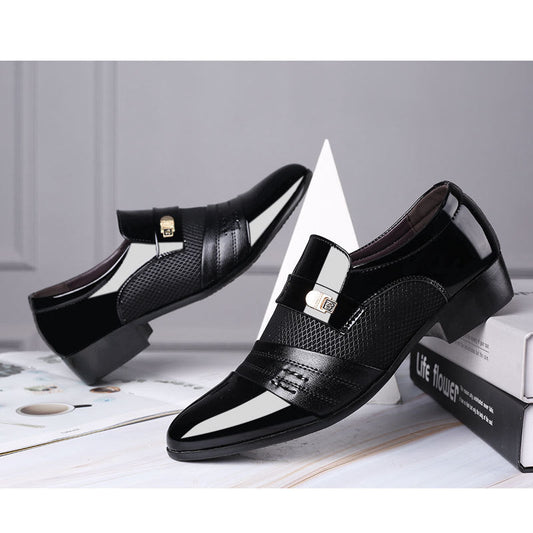 Herrskor klassiska dress loafers för affär och fest