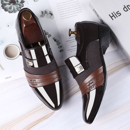 Herrskor klassiska dress loafers för affär och fest