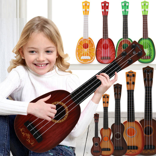 Barn Ukulele Leksak – Rolig Simulerad Ukulele för Flickor och Pojkar, Pedagogisk Musikleksak