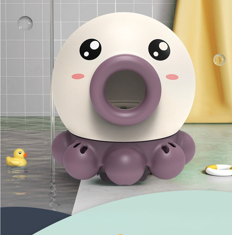 Baby Badleksak Bläckfisk Vattensprutare – Rolig Interaktiv Badleksak för Småbarn och Barn, Unisex