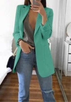 Emma – Slim Cardigan Blazer i Temperament