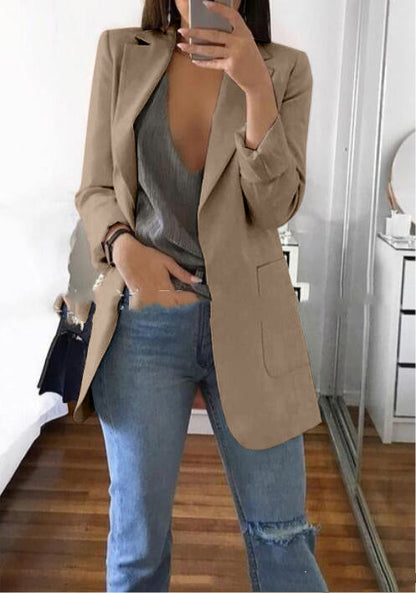 Emma – Slim Cardigan Blazer i Temperament