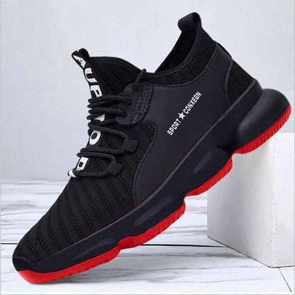 Sportiga Herrsneakers med Snörning och Lätt Ventilation för Sommaren