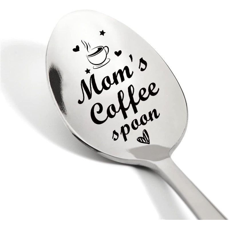 Mammas Kaffesked – Personlig Gåva för Kvinnor, Rolig och Kärleksfull Köksaccessoar