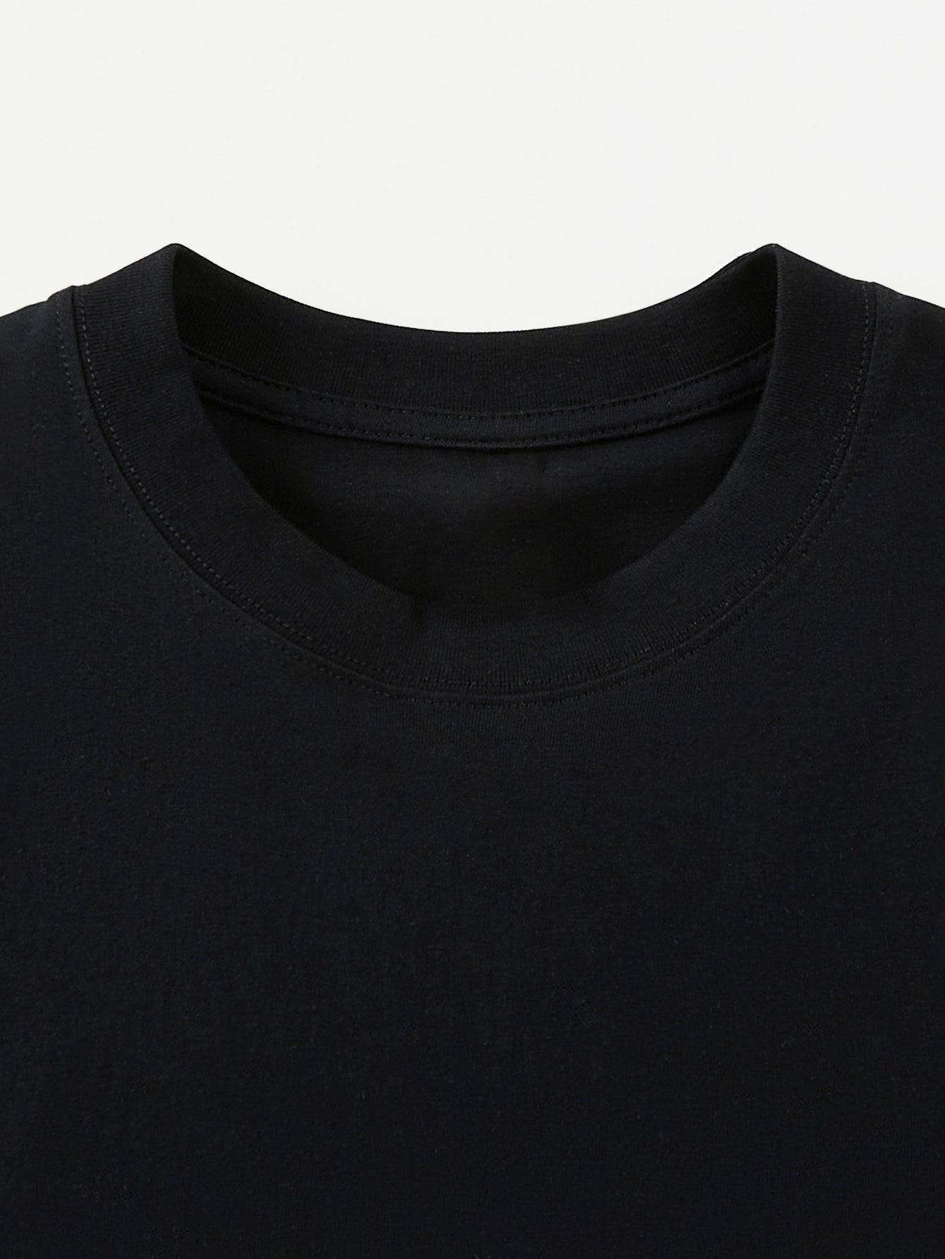 Herr T-shirt Streetwear Oversize med Tecknad Grafisk Design och Urban Stil