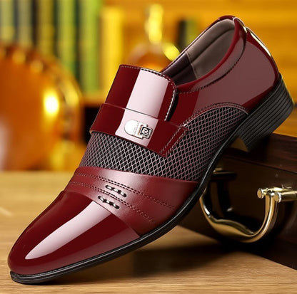 Herrskor klassiska dress loafers för affär och fest