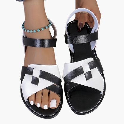 Dam Sandaler med Remmar och Elegant Design för Sommar