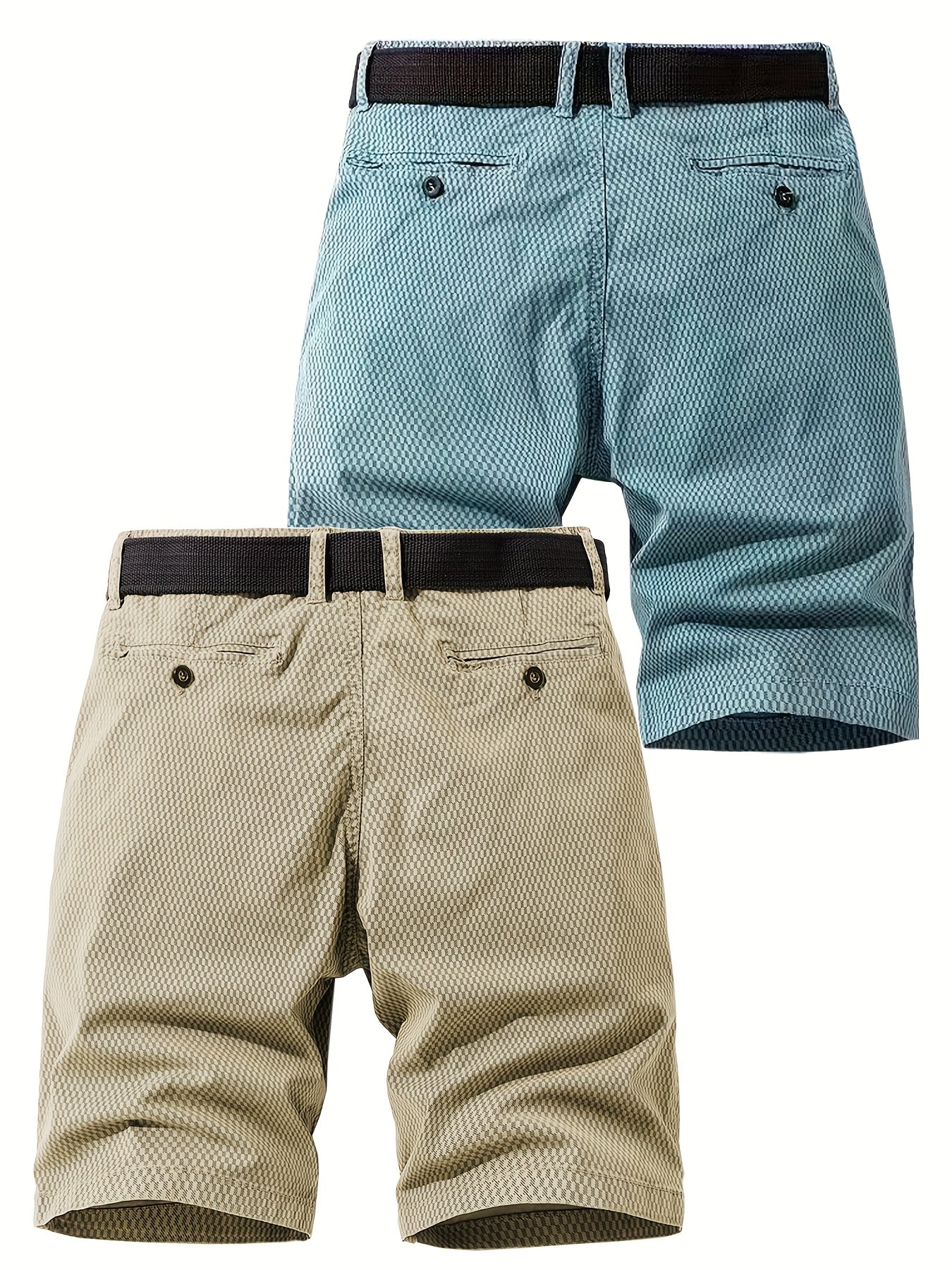 Herrshorts med bälte – Avslappnade och stilrena shorts för vardag och fritid