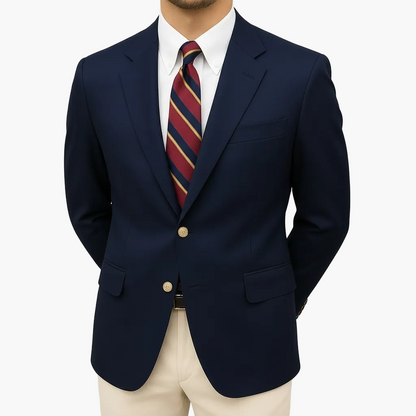 Herrkavaj – Klassisk Blazer för Affärs- och Festkläder, Tidlös Stil