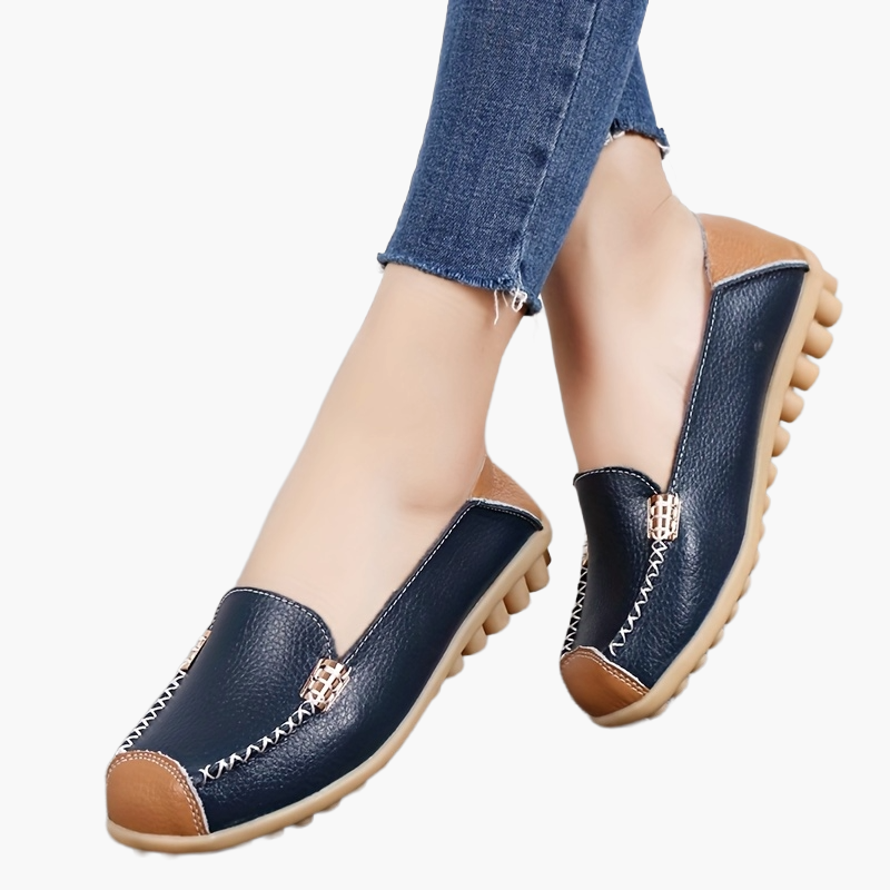 Dam Loafers Casual Komfort Skor Slip-on Vardag Eleganta Promenadskor