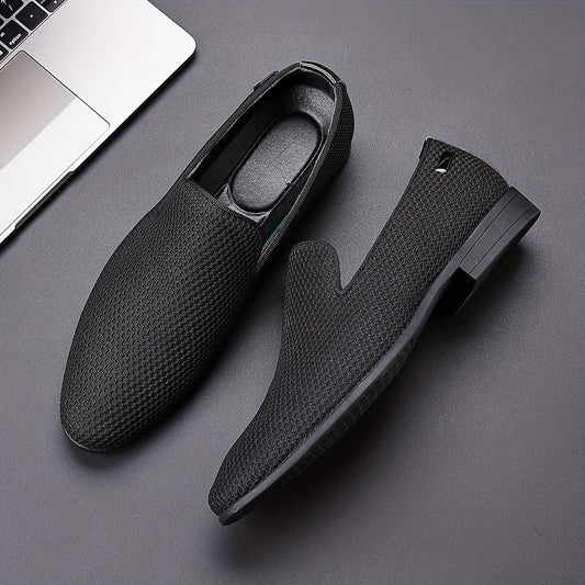 Herr Slip-On Formella Skor för Bröllop och Kontor – Elegant och Bekväm Stil