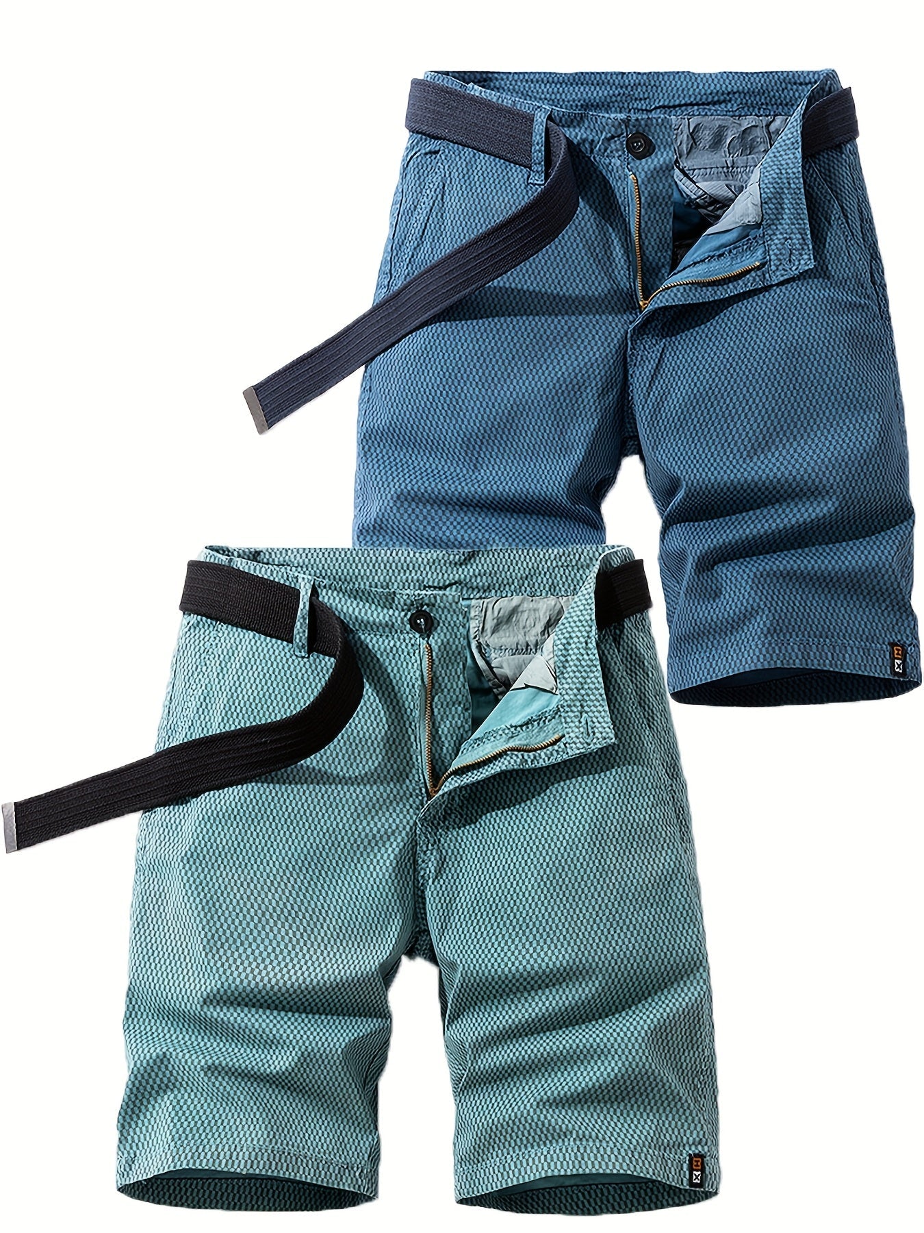 Herrshorts med bälte – Avslappnade och stilrena shorts för vardag och fritid