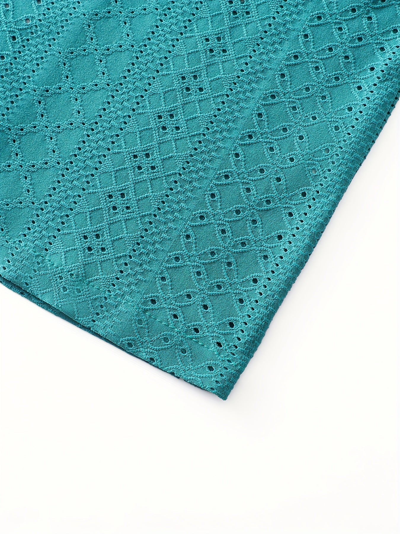 Herr Skjorta Kortärmad Modern Skjortjacka Med Broderat Mönster För Sommar och Semester
