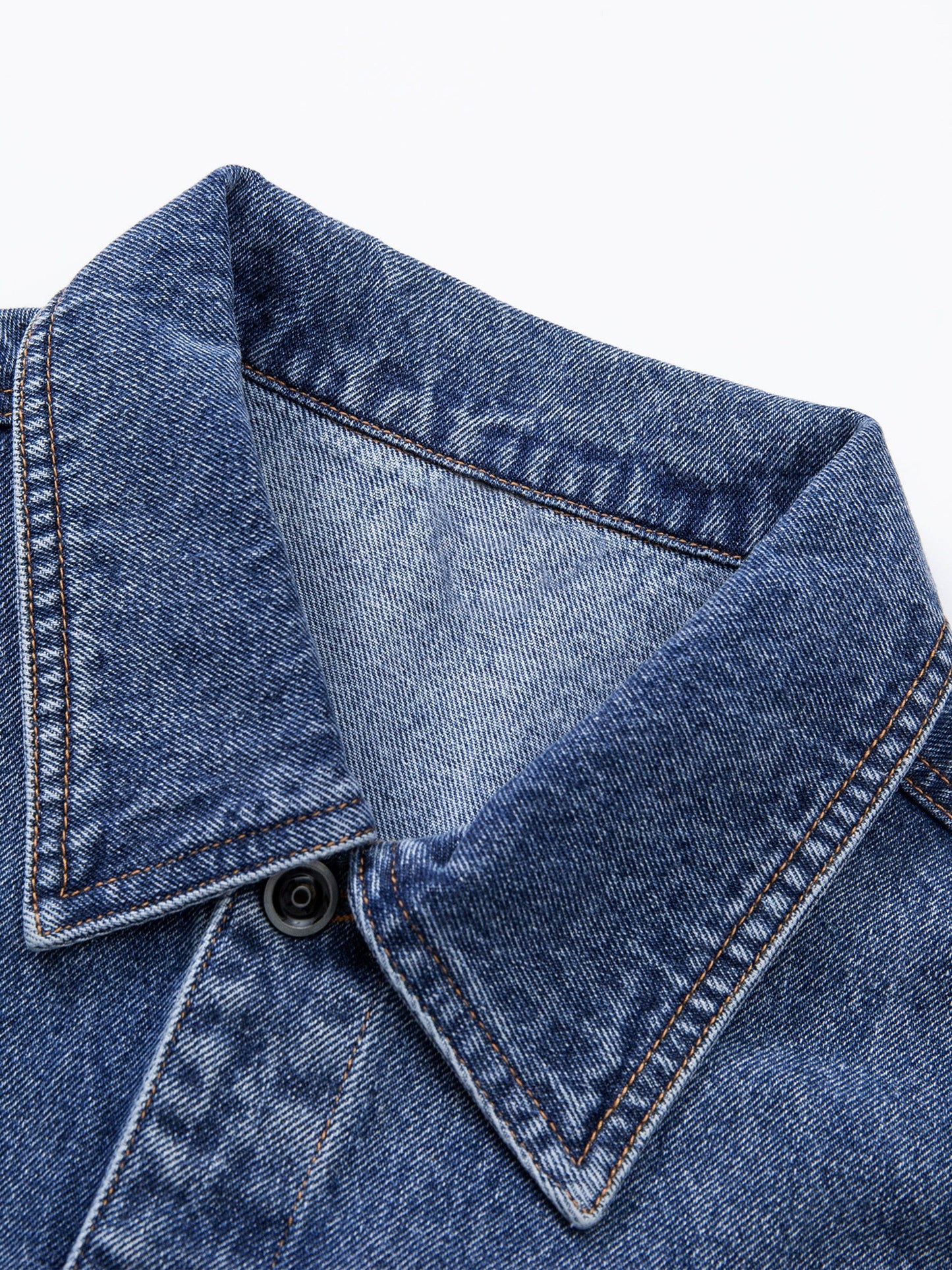 Herrväst i denim – Ärmfri, avslappnad stil för vardagsbruk