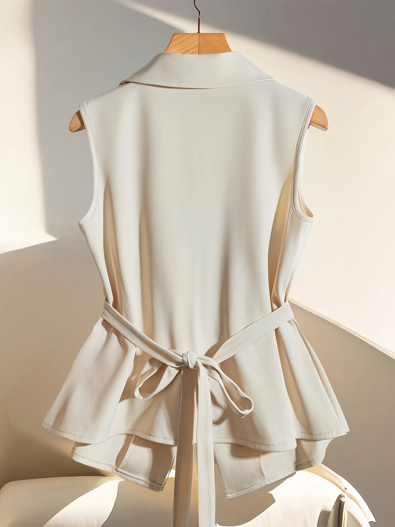 Dam Väst Kavaj Elegant Skräddarsydd Chic Kontorsstil