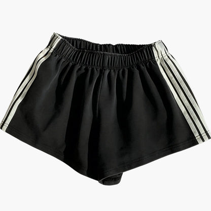 Damers sportiga shorts med avslappnad passform för löpning och fritid
