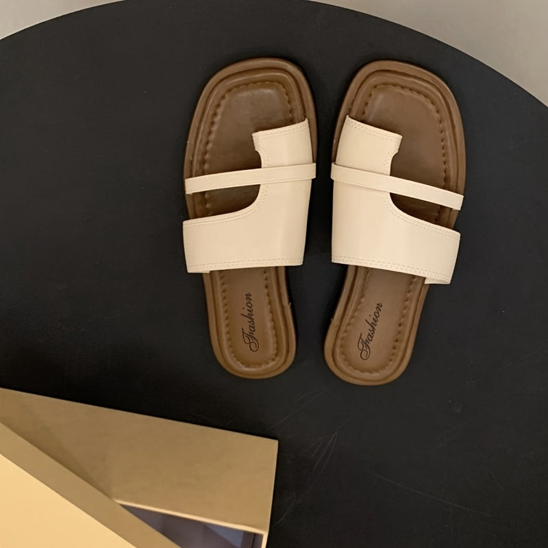 Dam Sandaler Platta Slip-in Sommarskor för Vardag och Semester