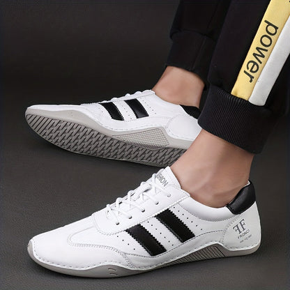Herr Sneakers Sportig Vardagssko med Modern Design för Fritid och Stadsliv