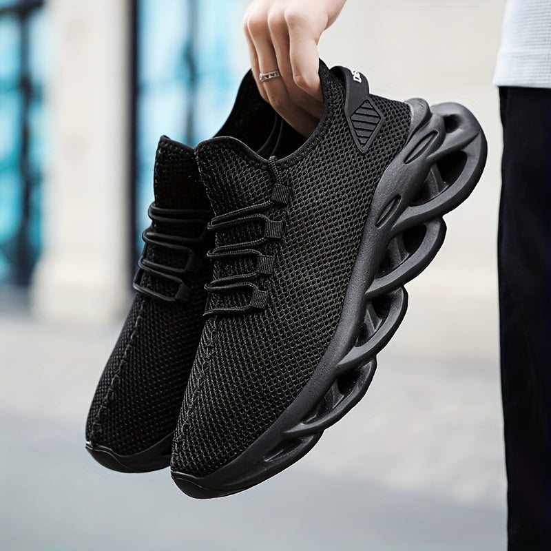 Herr Sneakers Sportiga Löparskor med Modern Design för Träning och Vardag