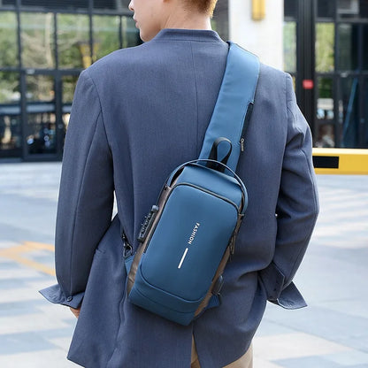 Charlotte – Unisex Anti-stöld Crossbody-väska med Laddare