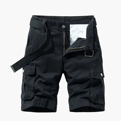 Herr Cargoshorts med Flera Fickor – Funktionella och Avslappnade Shorts för Vardag och Äventyr