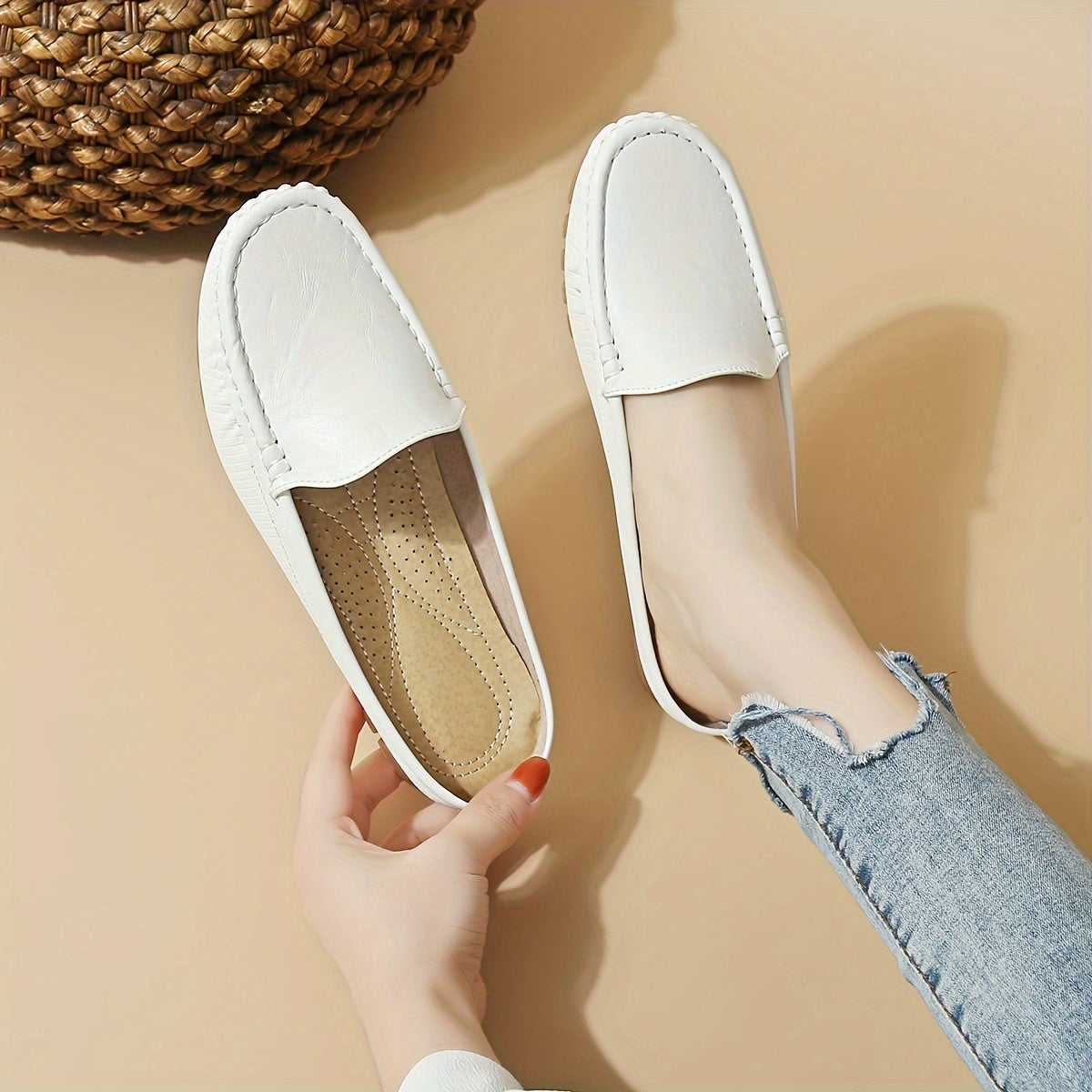 Damloafers med klassisk preppy-stil och komfort för vardagsbruk