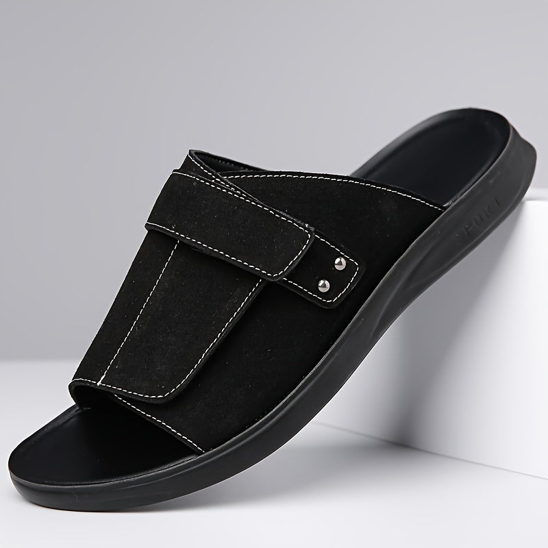Herrsandaler med justerbar rem och modern design för vardagsbruk och fritid