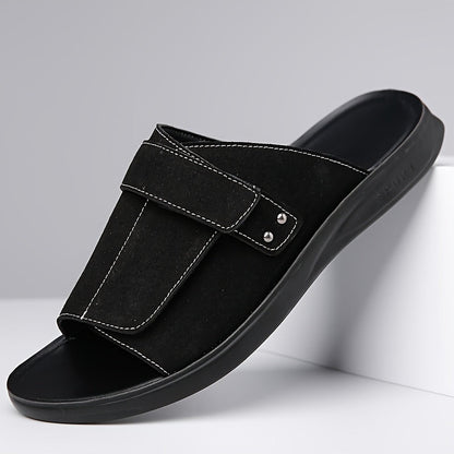 Herrsandaler med justerbar rem och modern design för vardagsbruk och fritid