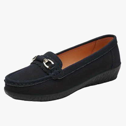 Damers eleganta vardagsloafers med trendig design och komfortsula