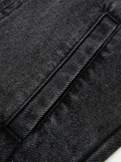 Herrväst i denim – Ärmfri, avslappnad stil för vardagsbruk