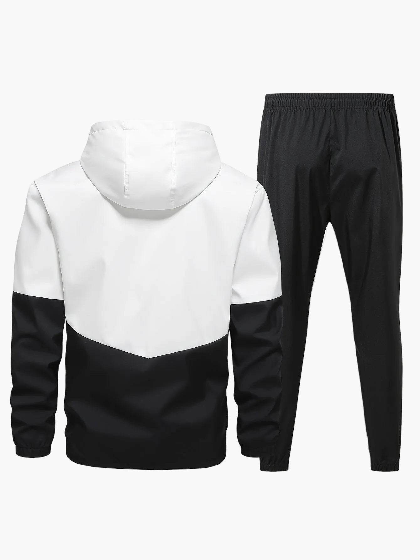 Herr Träningsset Sportig Hoodie och Byxor – Perfekt för Träning och Avslappning