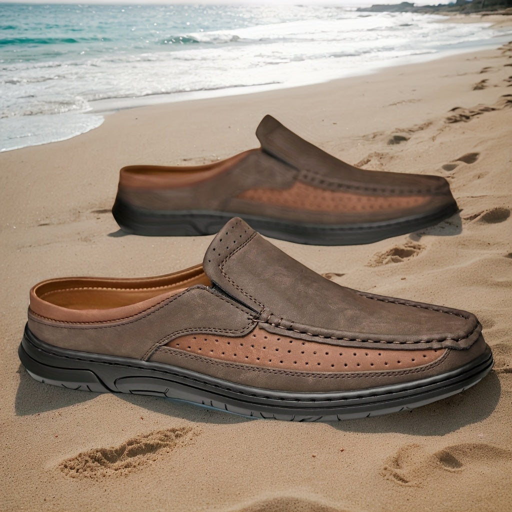 Herr loafers slip-on för vardag och semester – avslappnad och stilren design
