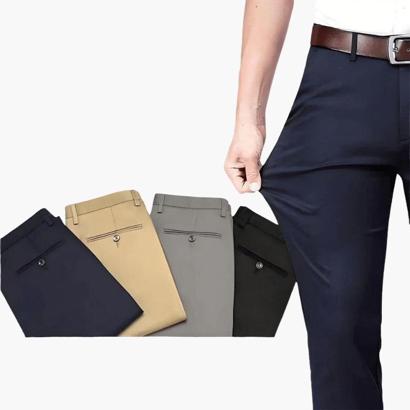 Herrbyxa Stretch Modern – Smal Passform för Arbete & Vardag