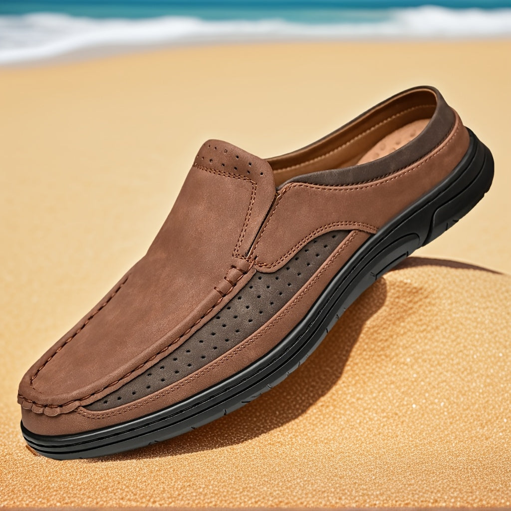 Herr loafers slip-on för vardag och semester – avslappnad och stilren design