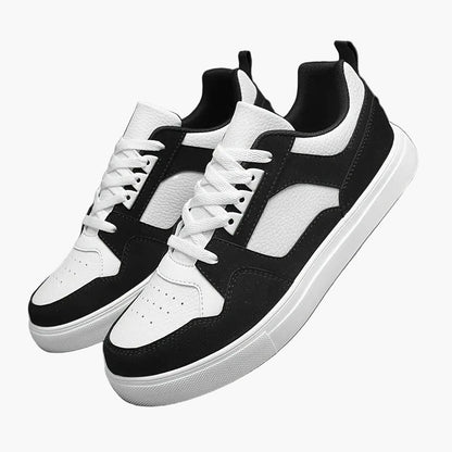 Herr Sneakers Låg Modell Preppy Stil för Vardagsbruk