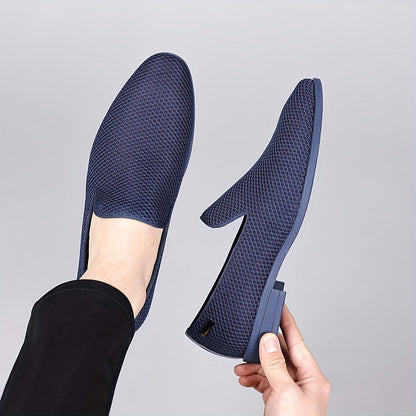 Herr Slip-On Formella Skor för Bröllop och Kontor – Elegant och Bekväm Stil