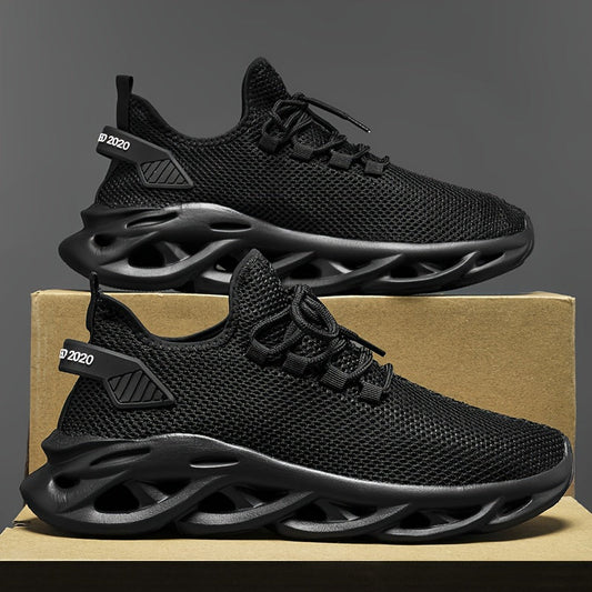Herr Sneakers Sportiga Löparskor med Modern Design för Träning och Vardag