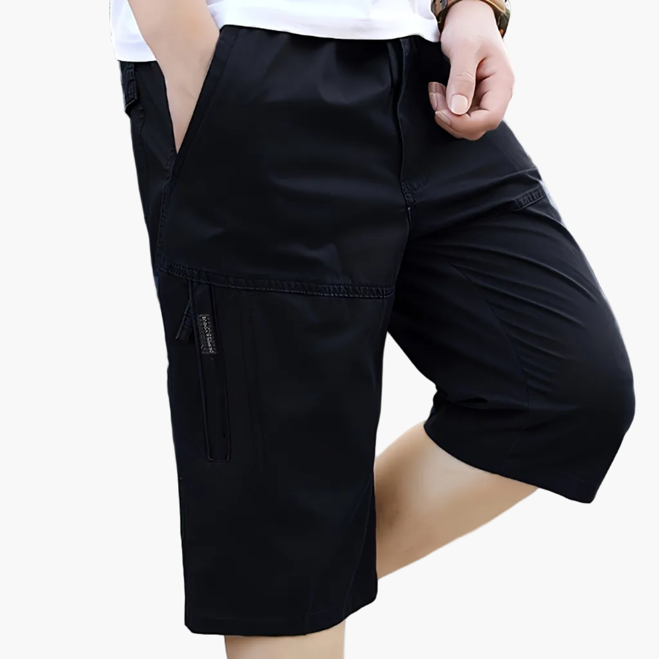 Herr Bermuda Shorts för Utomhus och Vardag, Ledig Stil