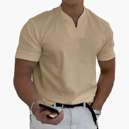 Herr Pikétröja Modern Stil för Vardag och Fritid
