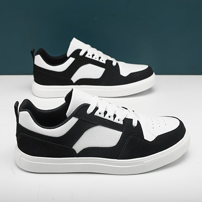 Herr Sneakers Låg Modell Preppy Stil för Vardagsbruk