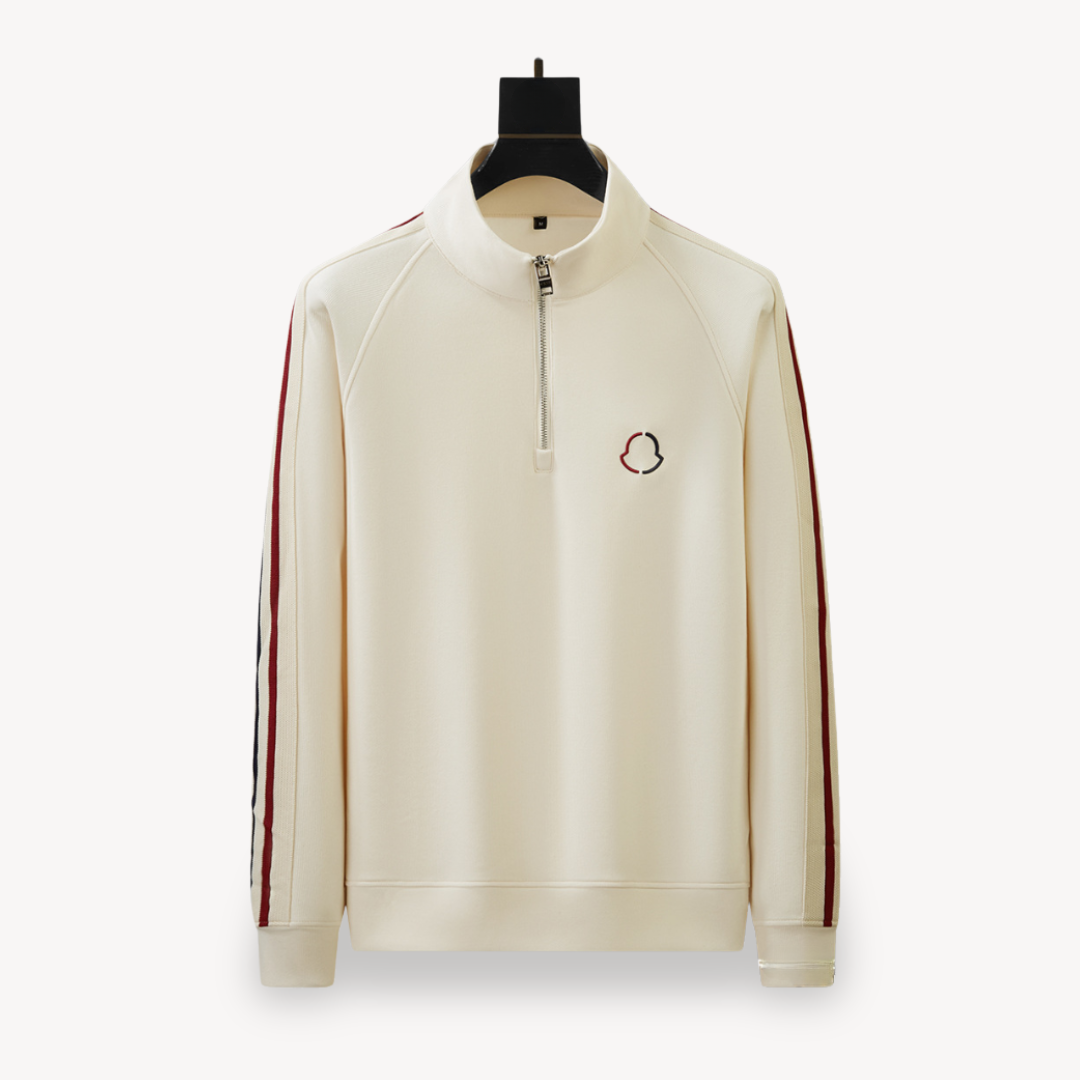 Herr Träningsdress med Halvdragkedja – Sportig och Modern Loungewear