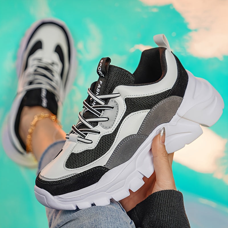 Dam Sneakers Chunky Stil Sportmode Fritidssko