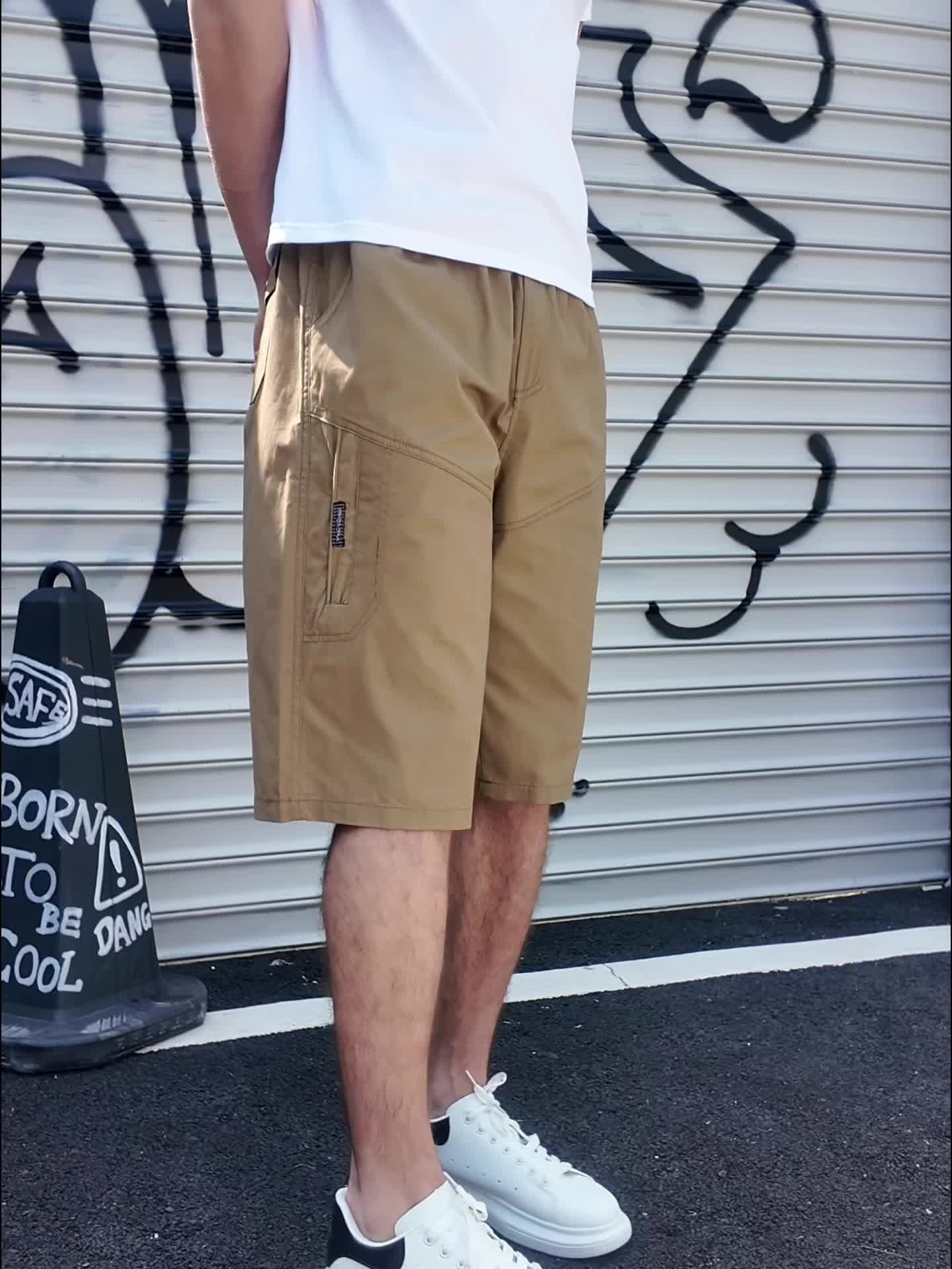 Herr Bermuda Shorts för Utomhus och Vardag, Ledig Stil