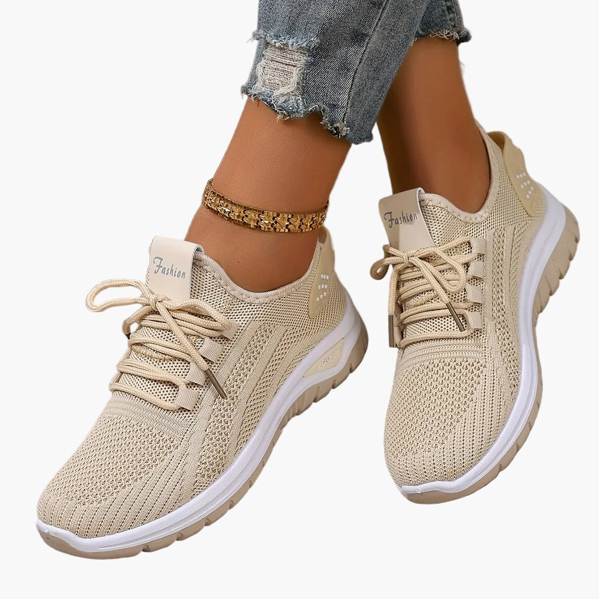 Dam Sneakers Sportiga Promenadskor Låg Modell för Vardag och Träning