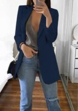 Emma – Slim Cardigan Blazer i Temperament
